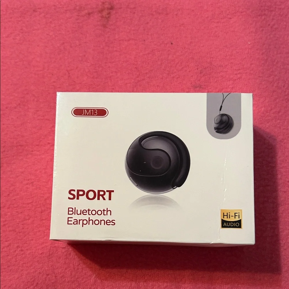 Black Bluetooth Earphones